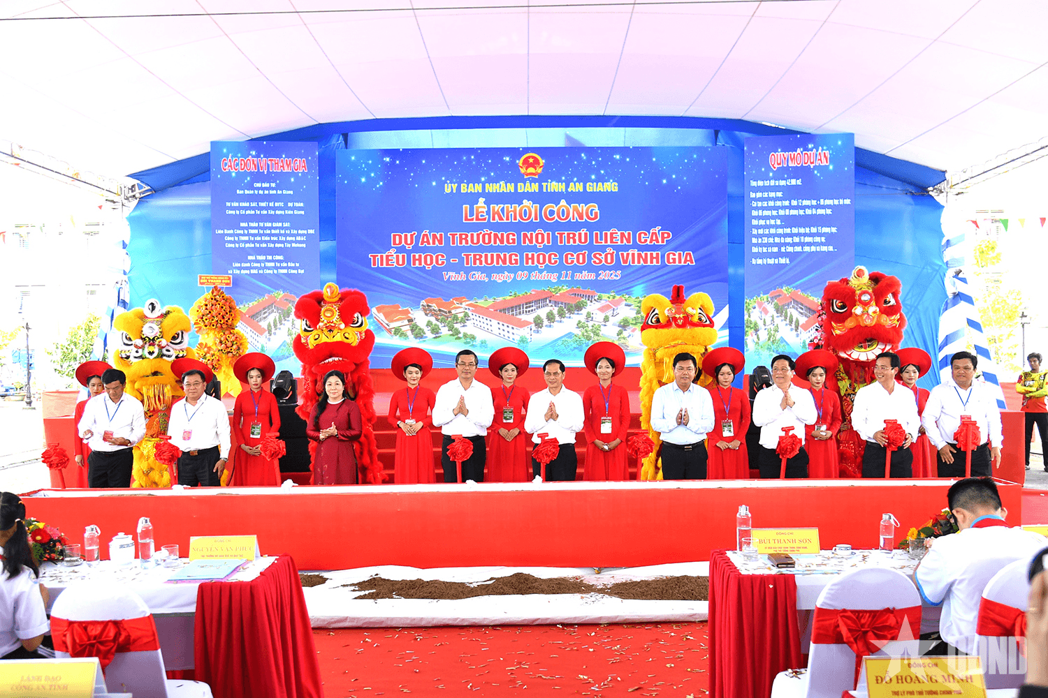 An Giang: Khởi công xây dựng 3 trường học tại các xã vùng biên giới