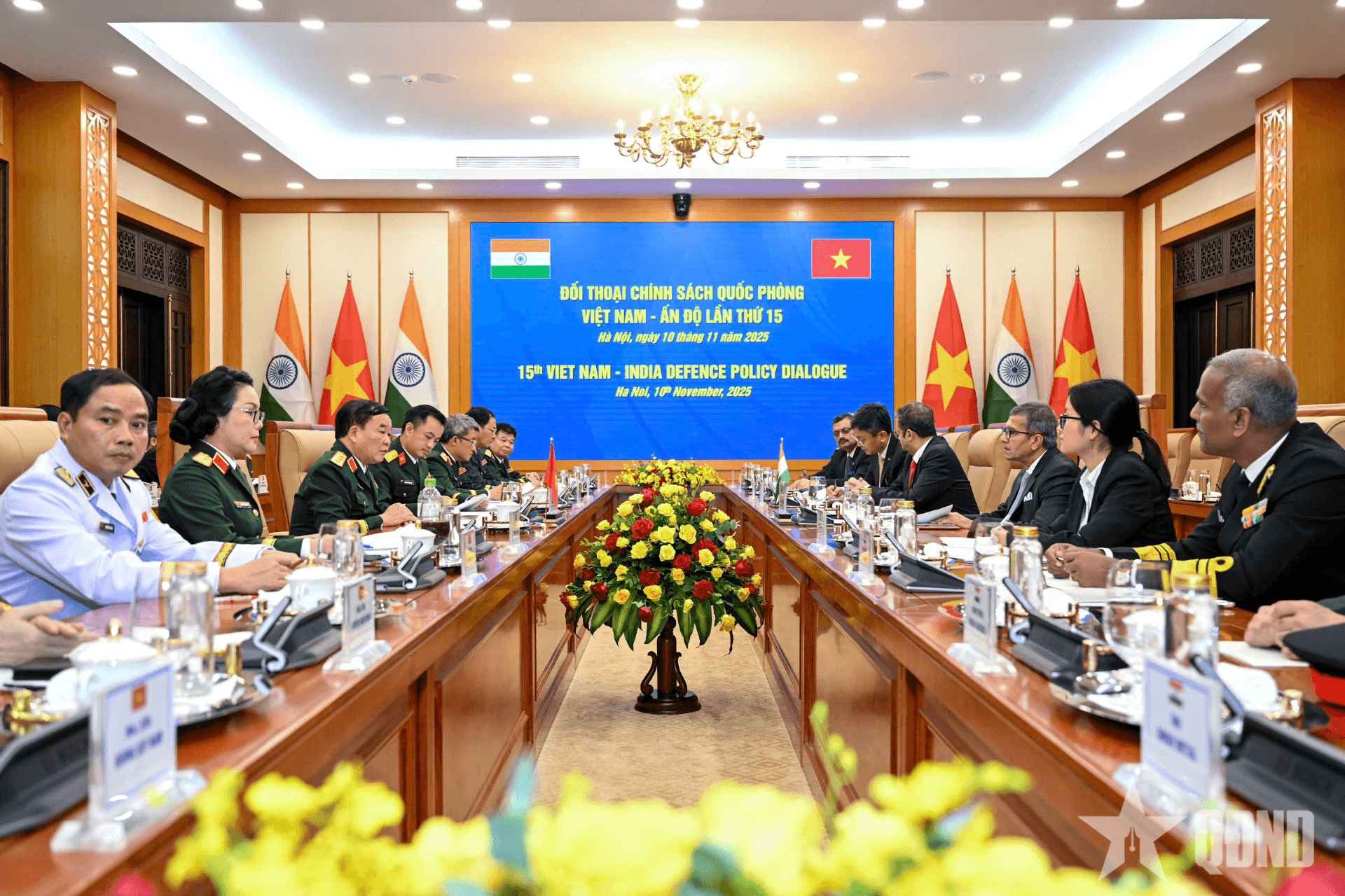 Đối thoại Chính sách quốc phòng Việt Nam - Ấn Độ lần thứ 15