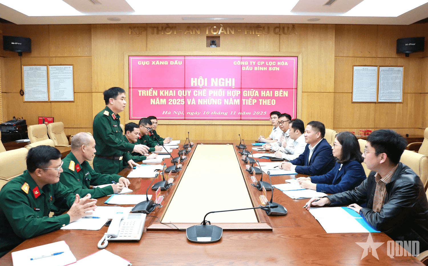 Triển khai quy chế phối hợp giữa Cục Xăng dầu và Công ty cổ phần Lọc hóa dầu Bình Sơn