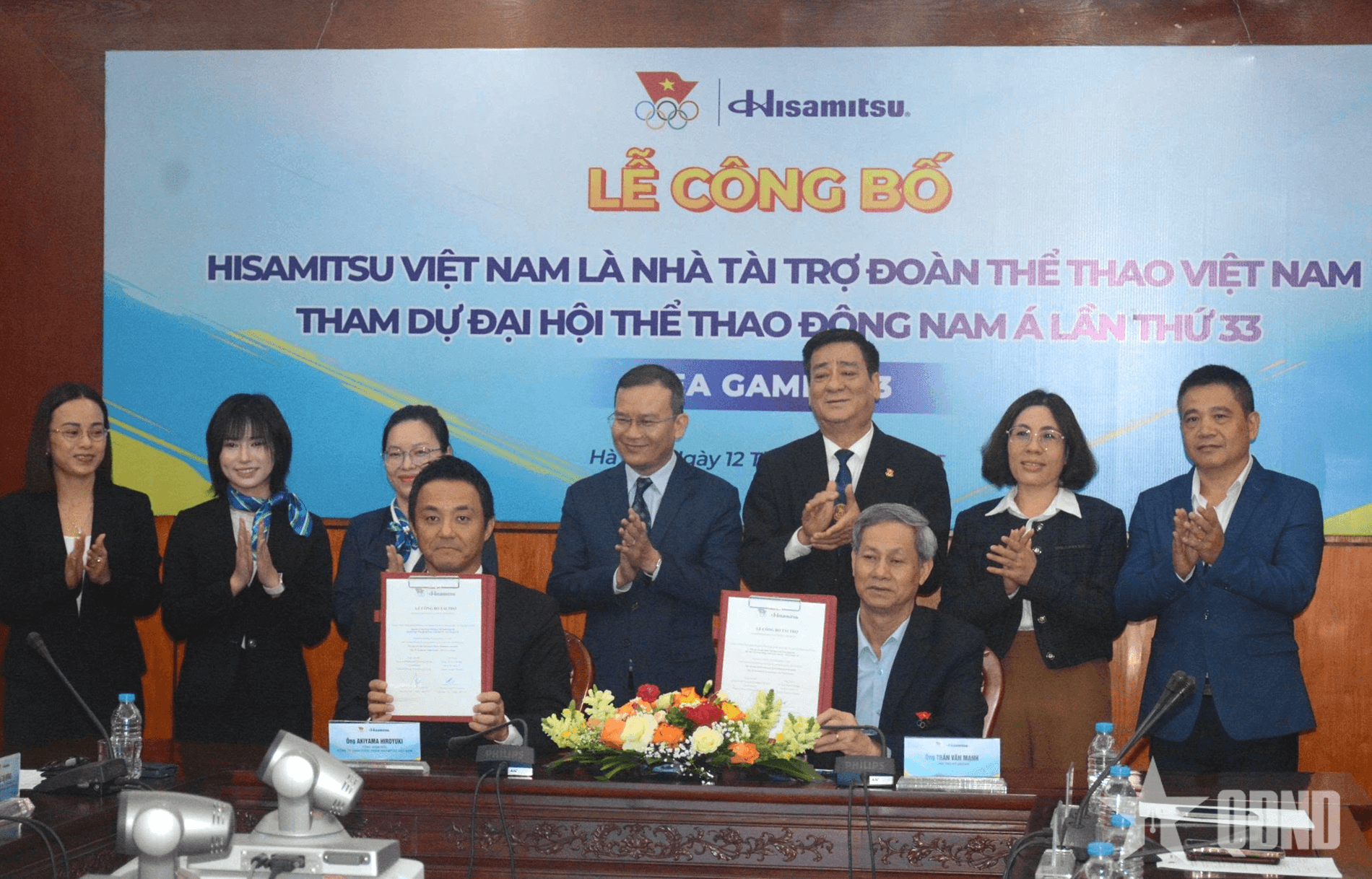 Hisamitsu Việt Nam đồng hành cùng Đoàn Thể thao Việt Nam hướng tới SEA Games 33