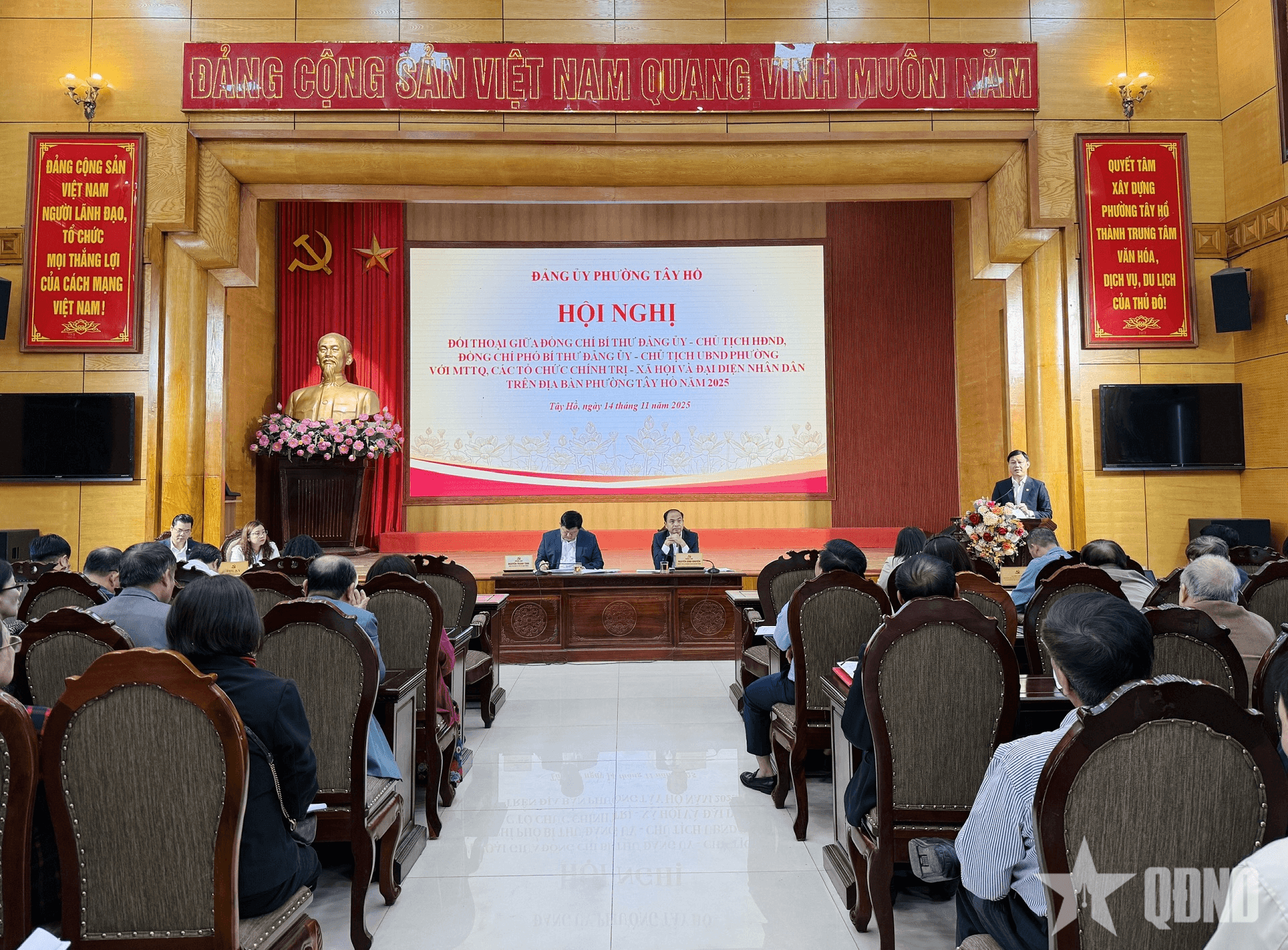 Phường Tây Hồ (TP Hà Nội): Đối thoại trực tiếp giữa lãnh đạo cấp ủy, chính quyền với nhân dân