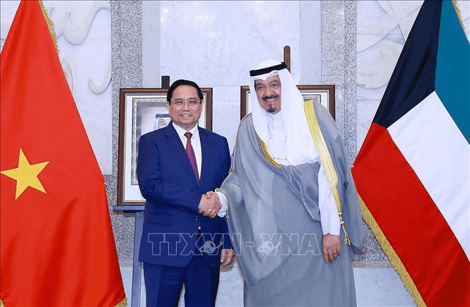 Thủ tướng Phạm Minh Chính hội đàm với Thủ tướng Kuwait: Nâng cấp quan hệ lên Đối tác Chiến lược