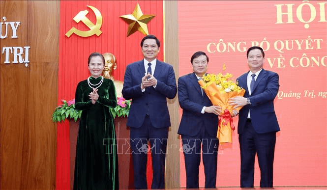 Điều động, chỉ định đồng chí Lê Hồng Vinh giữ chức Phó bí thư Tỉnh ủy Quảng Trị