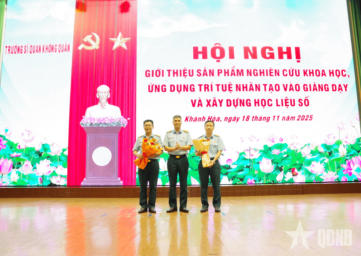 Trường Sĩ quan Không quân: Ứng dụng trí tuệ nhân tạo vào giảng dạy, xây dựng học liệu số