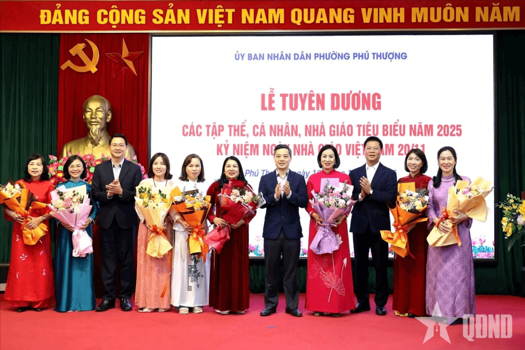 Hà Nội: Các địa phương tổ chức tri ân nhà giáo tiêu biểu