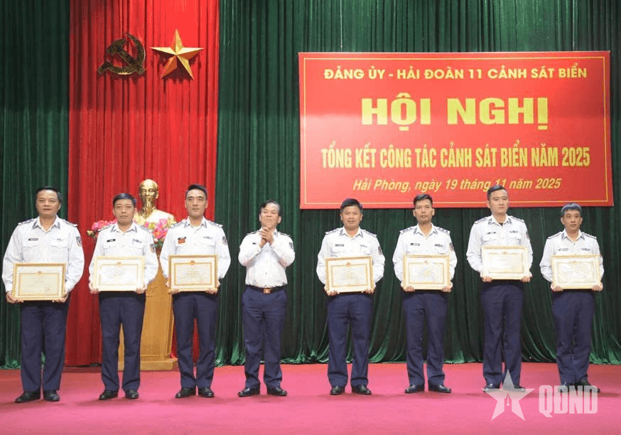 Hải đoàn 11 hoàn thành tốt nhiệm vụ công tác Cảnh sát biển năm 2025