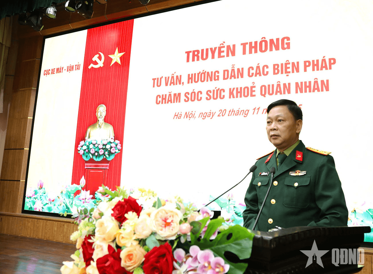 Cục Xe máy-Vận tải tổ chức truyền thông, tư vấn, hướng dẫn chăm sóc sức khỏe quân nhân