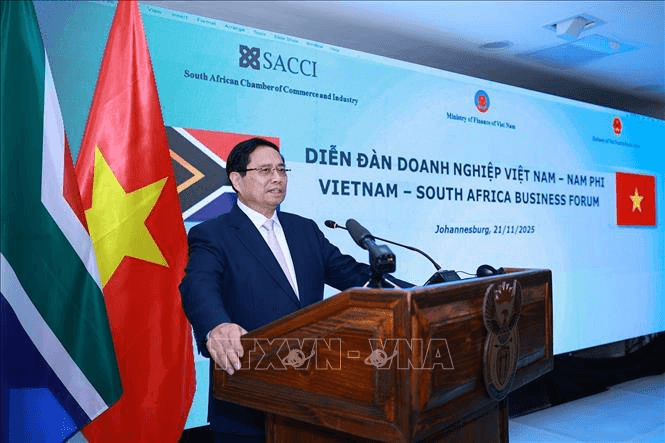 Thủ tướng Phạm Minh Chính dự Diễn đàn doanh nghiệp Việt Nam - Nam Phi