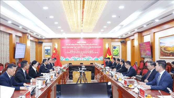 Thúc đẩy hợp tác giữa Ban Nội chính Trung ương Đảng Cộng sản Việt Nam với Ủy ban Chính pháp Trung ương Đảng Cộng sản Trung Quốc