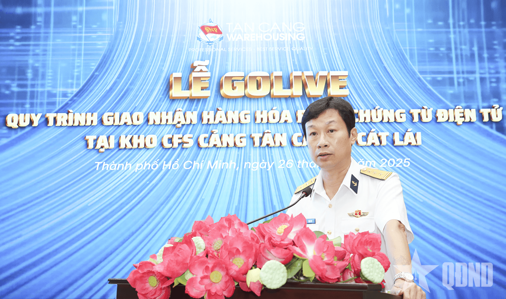 Công ty cổ phần Kho vận Tân cảng (Binh đoàn 20 - Tổng công ty Tân cảng Sài Gòn) số hóa toàn diện quy trình giao nhận