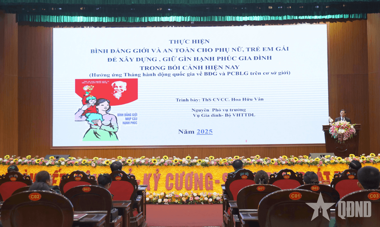 Bộ CHQS tỉnh Hưng Yên tổ chức truyền thông về bình đẳng giới
