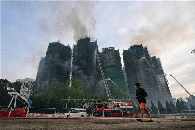 Cháy chung cư ở Hong Kong (Trung Quốc): Ít nhất 83 người thiệt mạng, hàng chục người mất tích