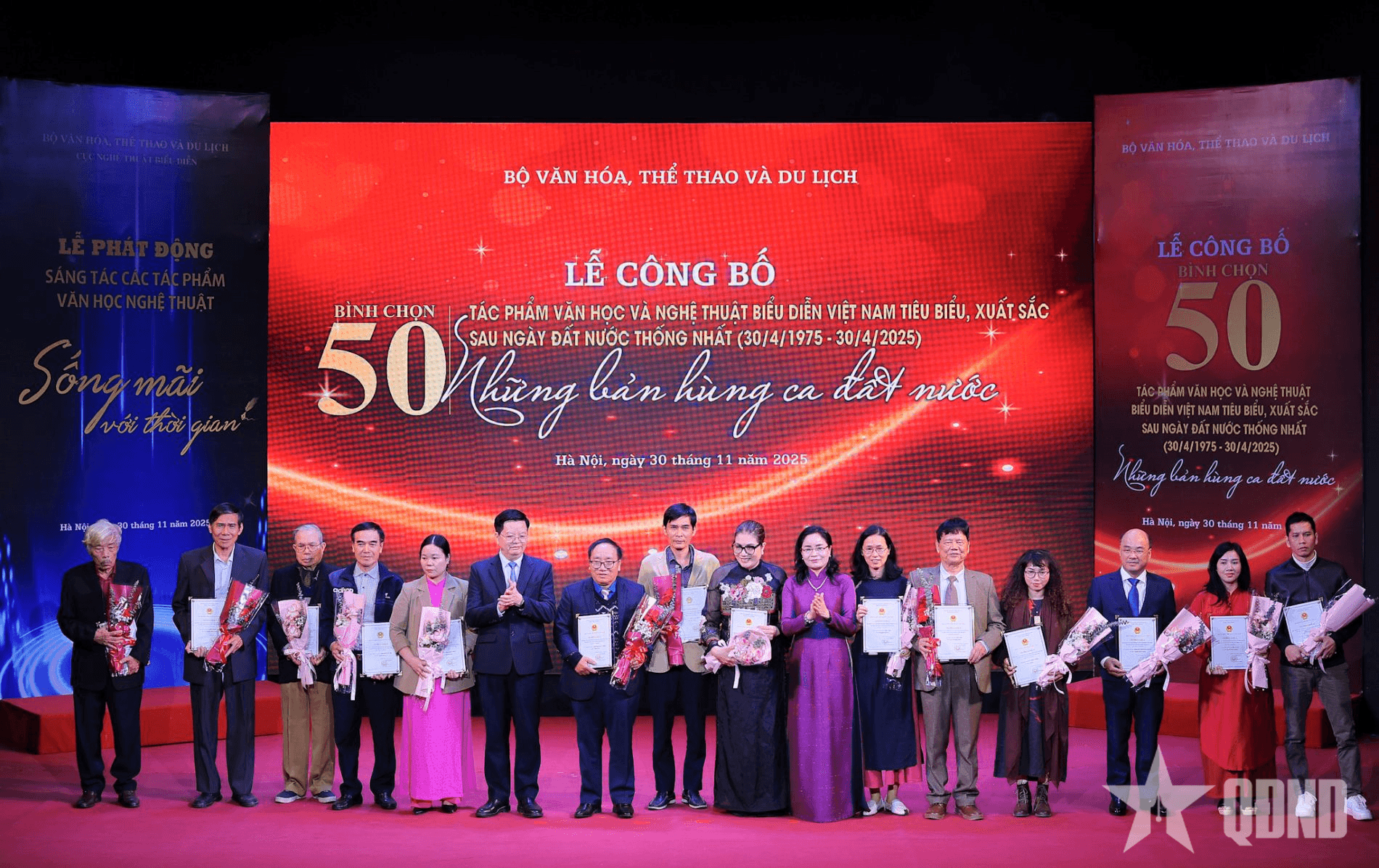 50 tác phẩm văn học, nghệ thuật biểu diễn Việt Nam “Sống mãi với thời gian”