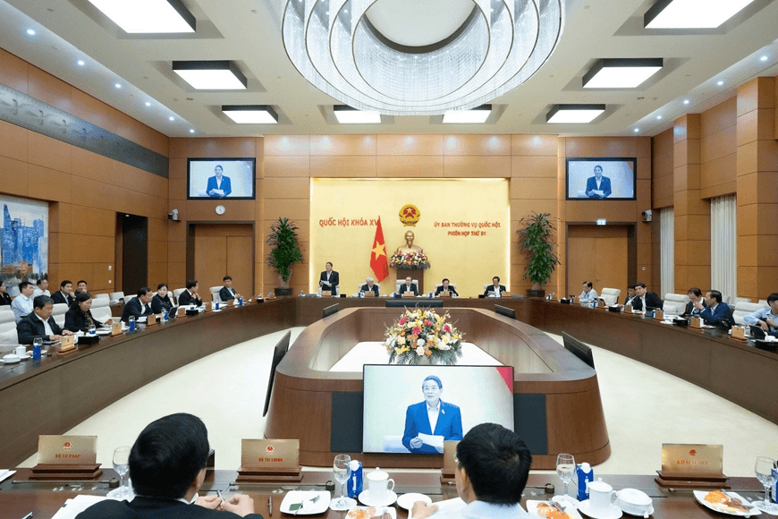 Phiên họp thứ 52 của Ủy ban Thường vụ Quốc hội cho ý kiến về việc tiếp thu dự thảo Luật Báo chí (sửa đổi)