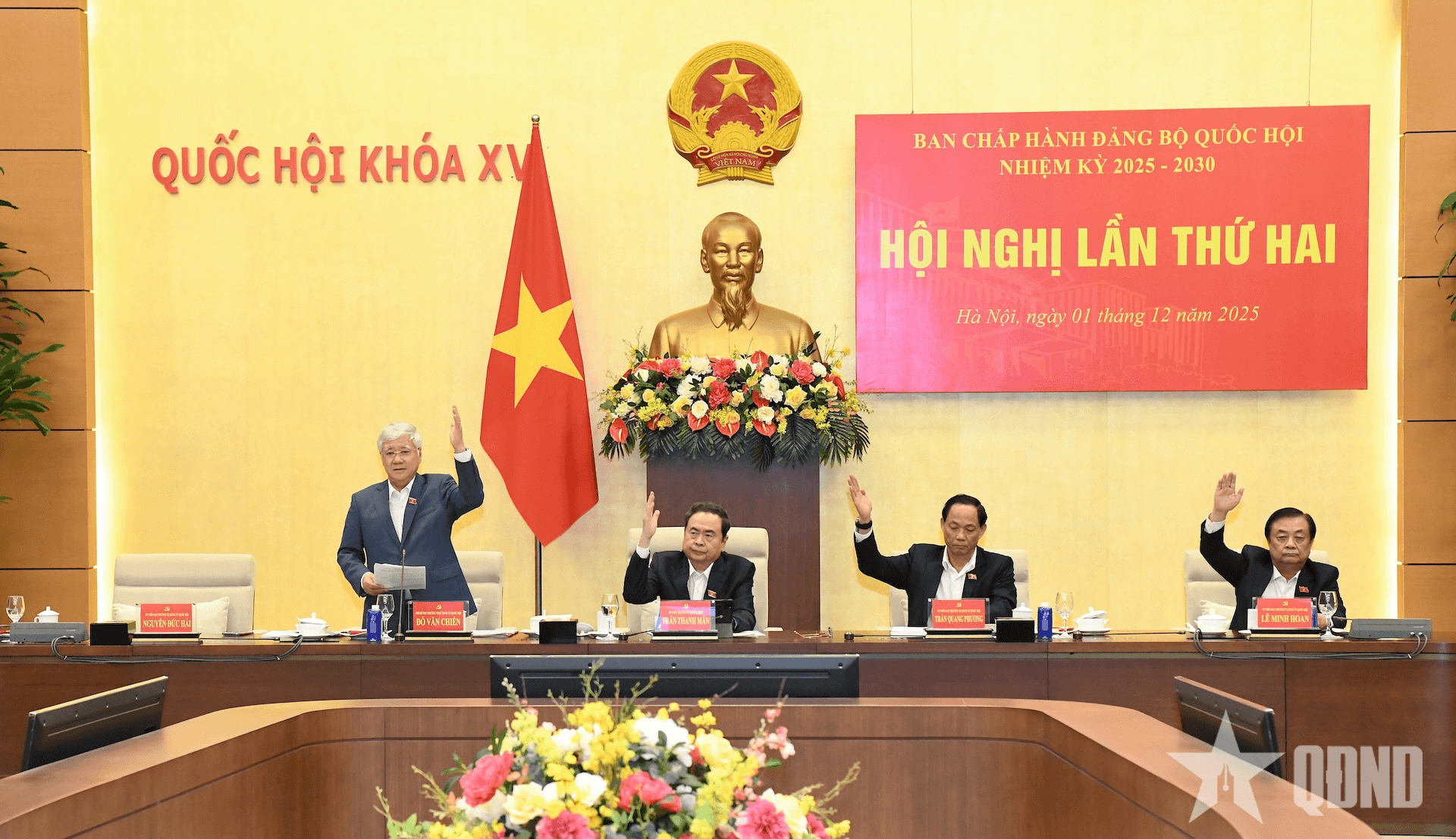 Chủ tịch Quốc hội Trần Thanh Mẫn chủ trì Hội nghị lần thứ hai Ban Chấp hành Đảng bộ Quốc hội