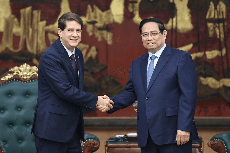 Thủ tướng Phạm Minh Chính tiếp Chủ tịch hãng Thông tấn Prensa Latina, Cuba