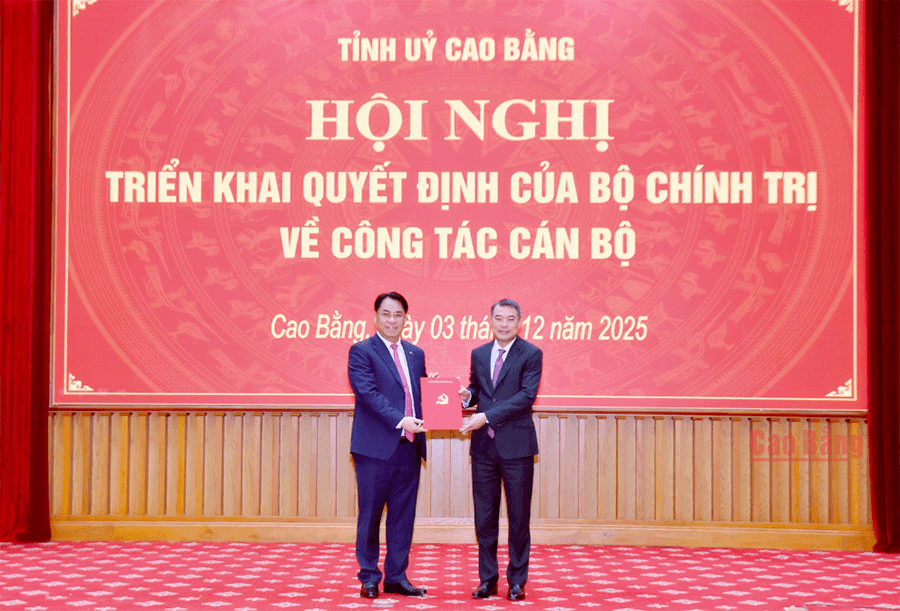 Đồng chí Phan Thăng An giữ chức Bí thư Tỉnh ủy Cao Bằng