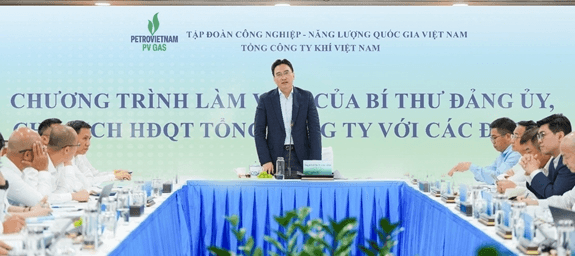 Bí thư Đảng ủy, Chủ tịch Hội đồng Quản trị PV GAS làm việc với các khối đơn vị của Tổng Công ty: Nỗ lực hoàn thành kế hoạch quản trị năm 2025