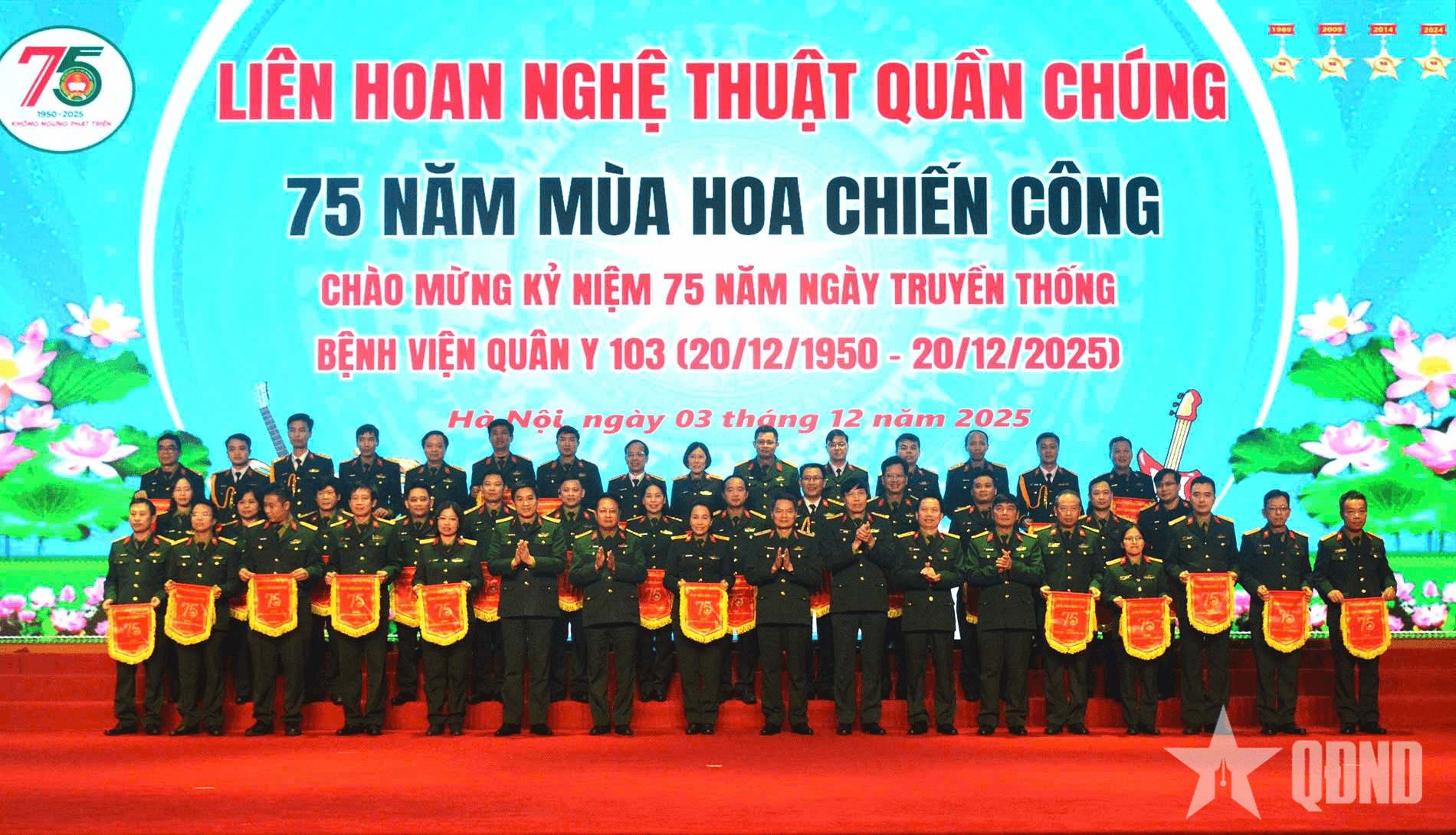 Bệnh viện Quân y 103 khai mạc Liên hoan nghệ thuật quần chúng năm 2025