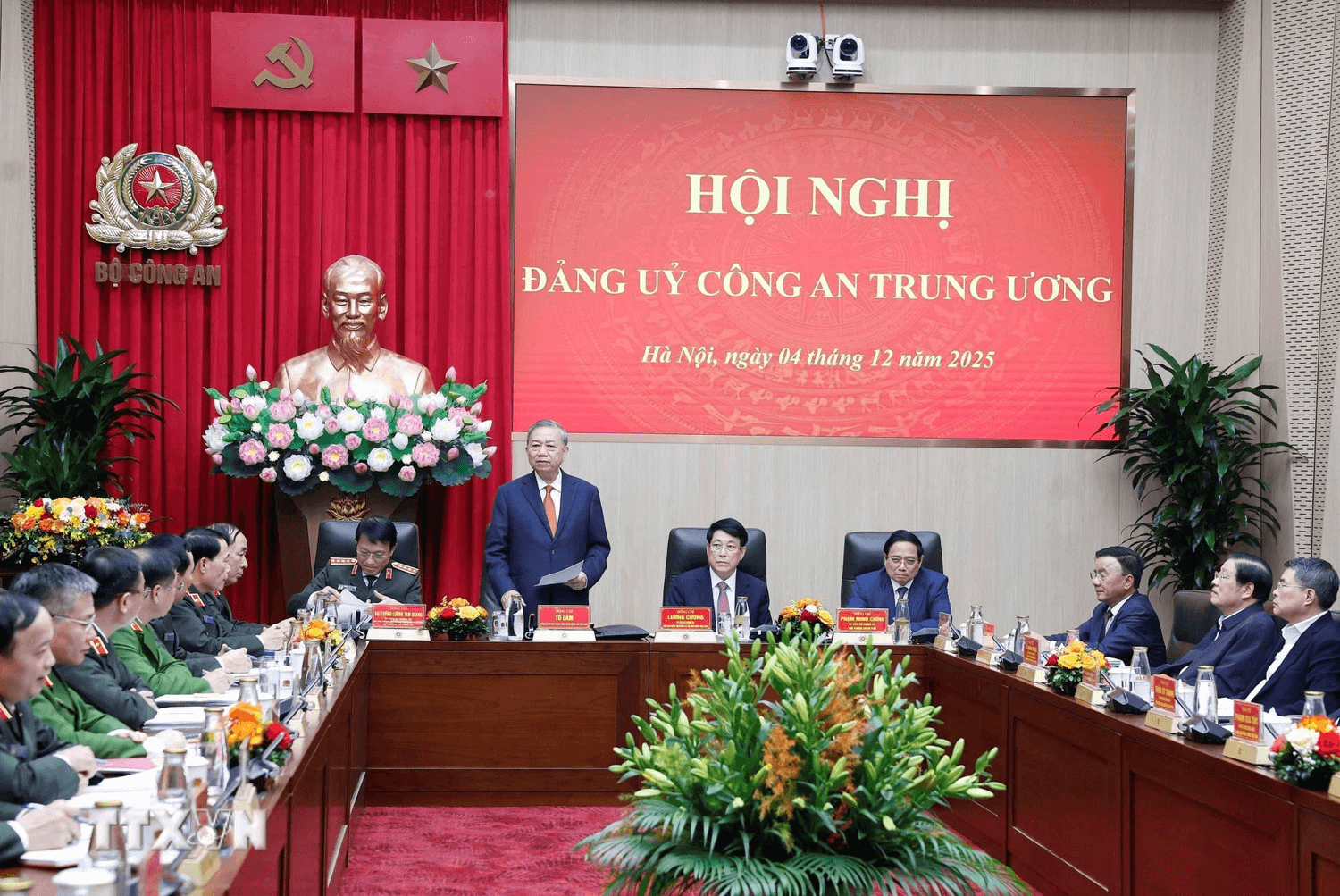 Tổng Bí thư Tô Lâm dự Hội nghị Đảng ủy Công an Trung ương năm 2025