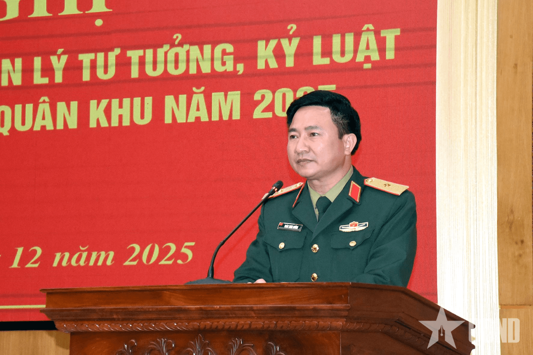 Quân khu 4 rút kinh nghiệm công tác quản lý tư tưởng, kỷ luật năm 2025
