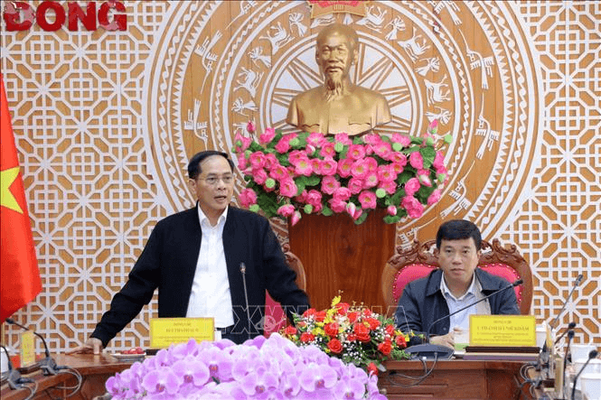Phó thủ tướng Bùi Thanh Sơn làm việc tại tỉnh Lâm Đồng về tình hình khắc phục thiên tai