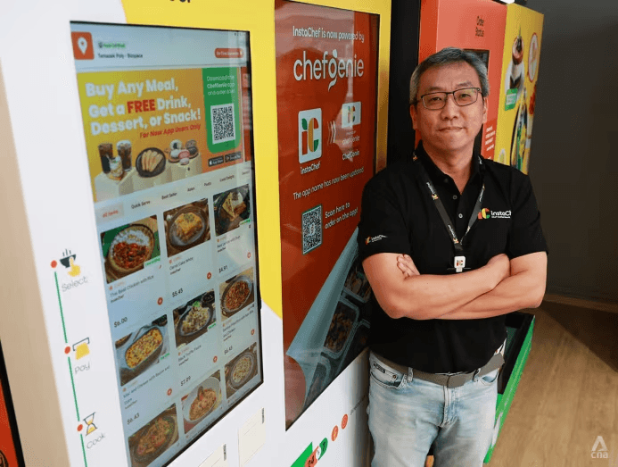 Máy bán hàng tự động được ưa chuộng ở Singapore