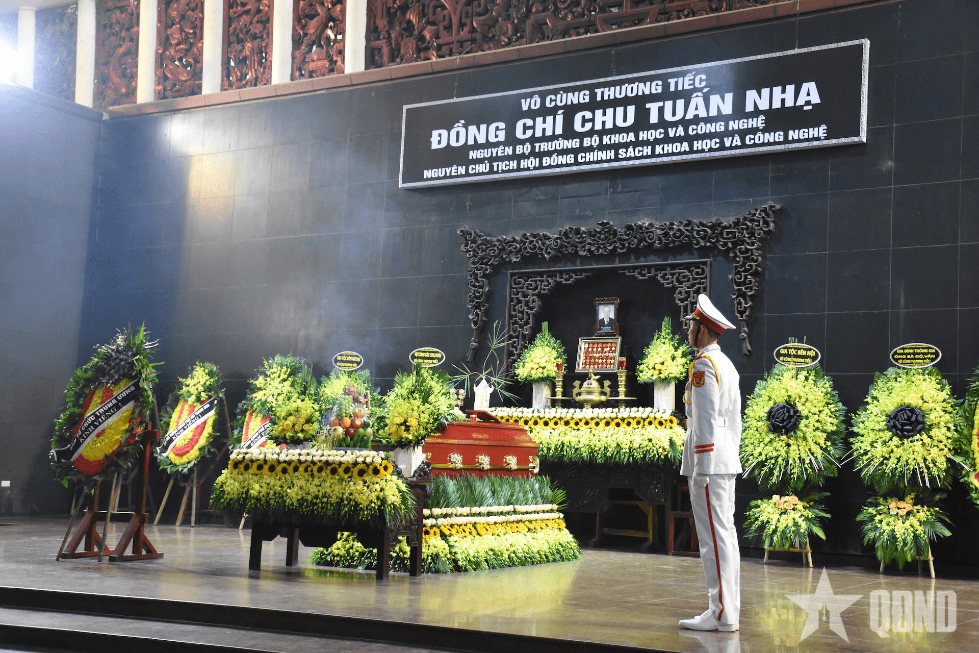 Tổ chức trọng thể lễ tang nguyên Bộ trưởng Bộ Khoa học và Công nghệ Chu Tuấn Nhạ