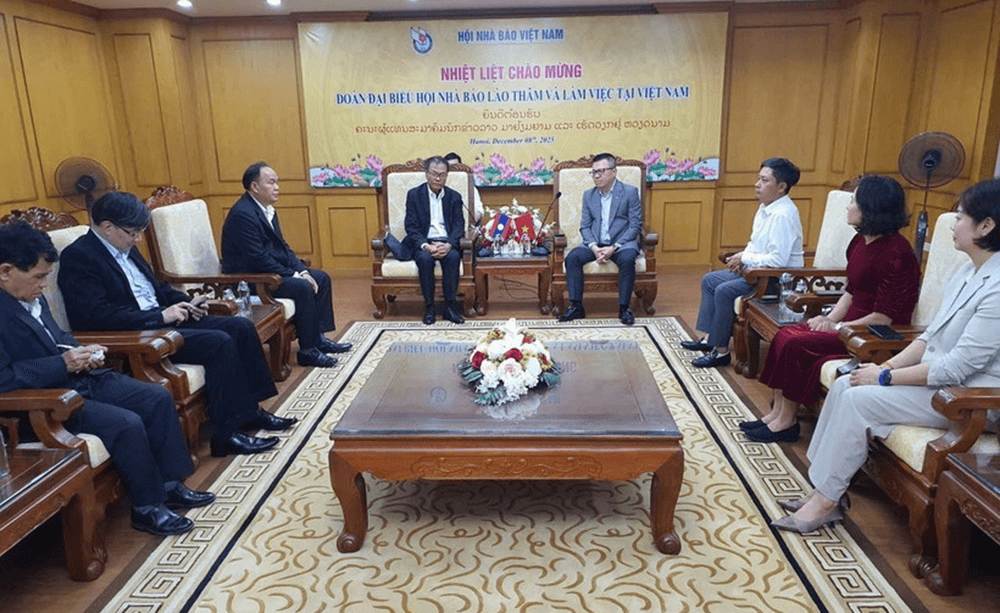 Đoàn Hội Nhà báo Lào thăm và làm việc tại Việt Nam: Thắt chặt quan hệ hợp tác truyền thông
