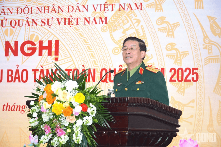 Thượng tướng Trương Thiên Tô dự, chỉ đạo Hội nghị tổng kết công tác nghiệp vụ Bảo tàng toàn quân năm 2025