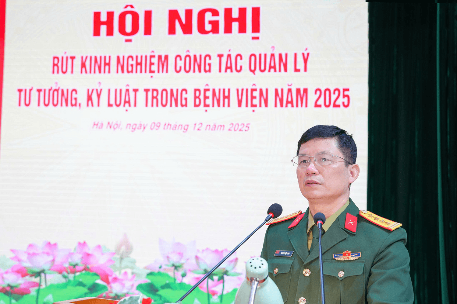 Bệnh viện Quân y 105 (Tổng cục Hậu cần - Kỹ thuật) rút kinh nghiệm công tác quản lý tư tưởng, kỷ luật năm 2025
