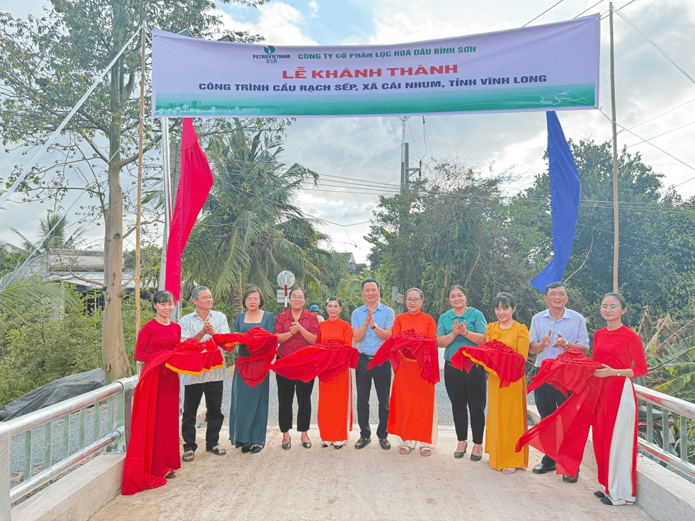 BSR khánh thành cầu giao thông nông thôn tại Vĩnh Long