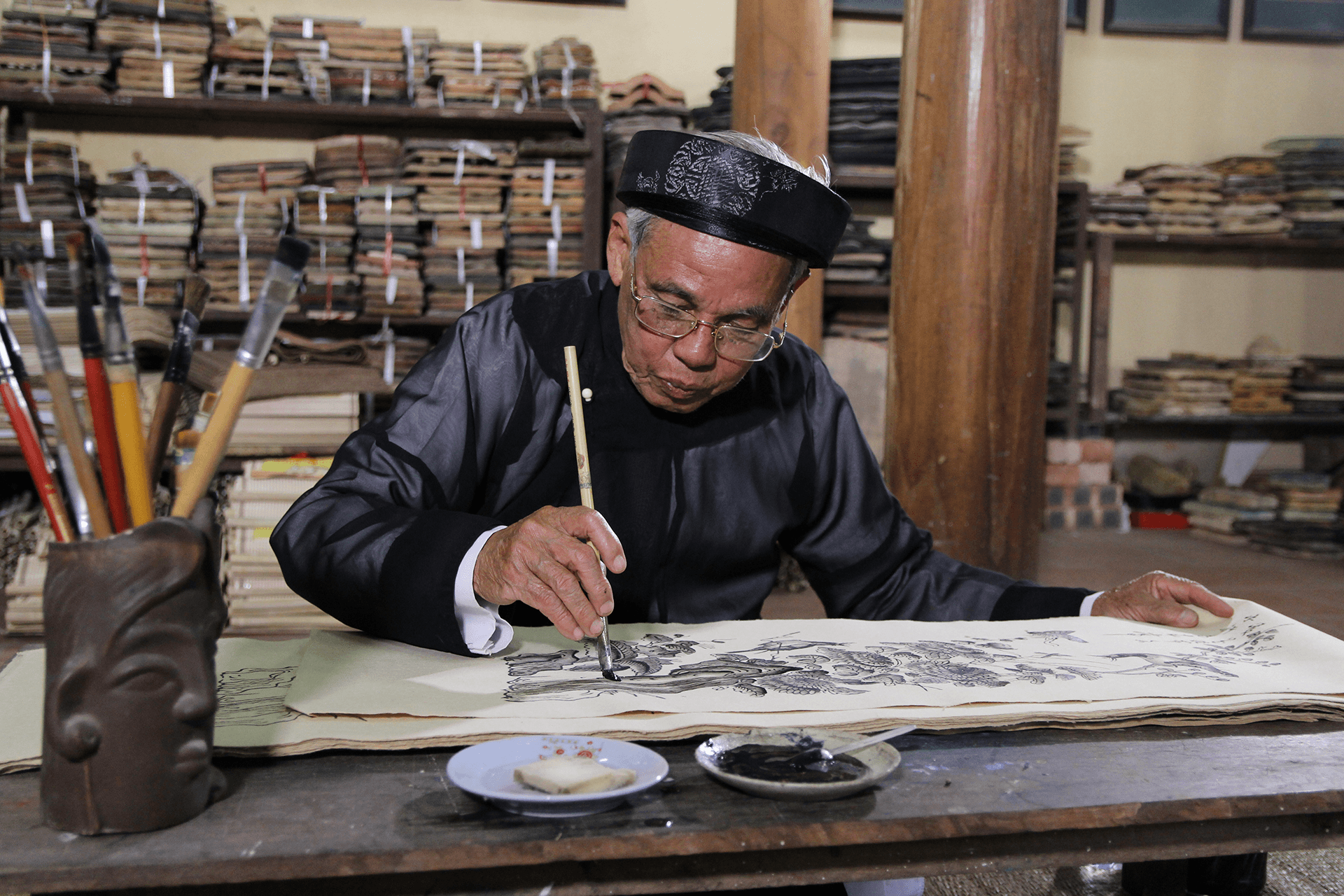 UNESCO ghi danh nghề làm tranh dân gian Đông Hồ là di sản cần bảo vệ khẩn cấp
