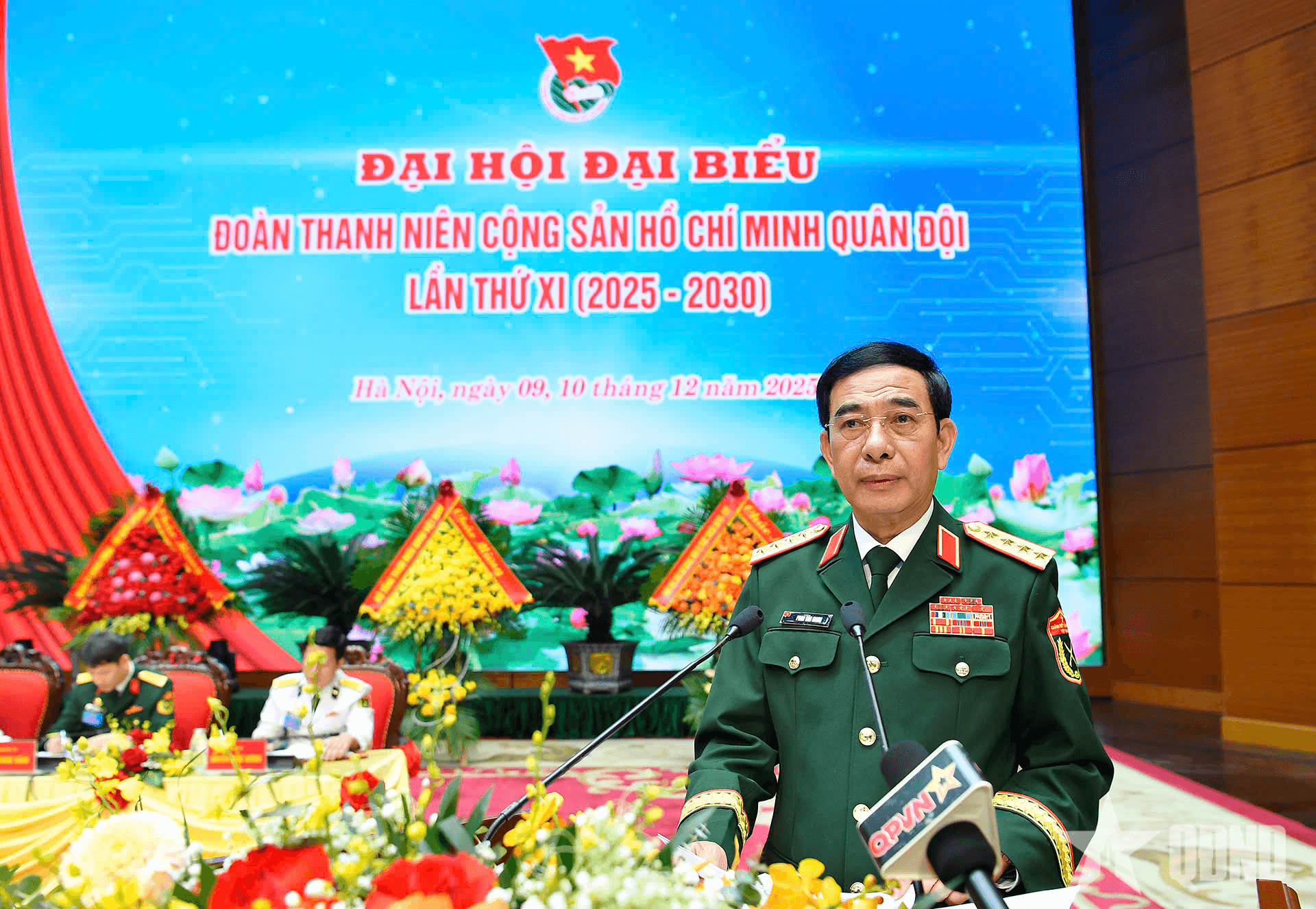 Phát biểu chỉ đạo của Đại tướng Phan Văn Giang tại Đại hội đại biểu Đoàn TNCS Hồ Chí Minh Quân đội lần thứ XI