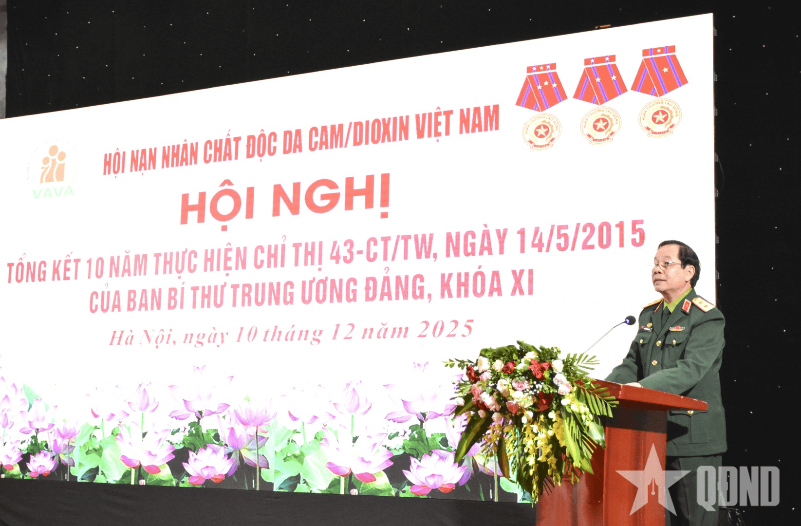 Tăng cường sự lãnh đạo của Đảng đối với công tác giải quyết hậu quả chất độc hóa học