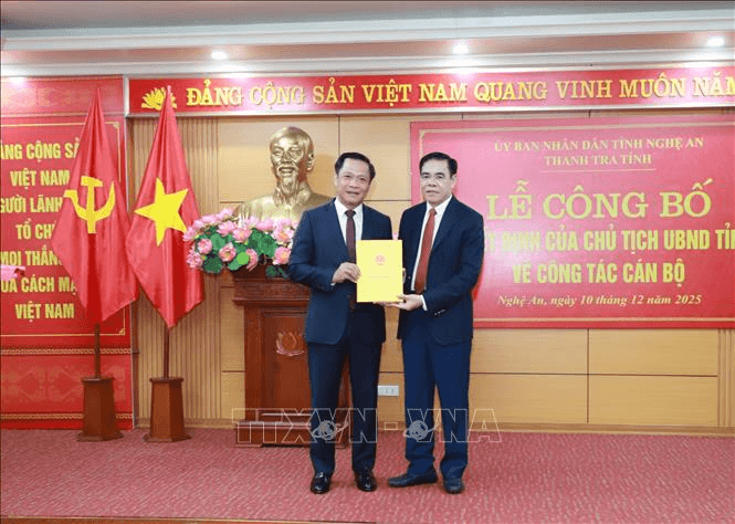 Điều động, bổ nhiệm Chánh Thanh tra tỉnh Nghệ An