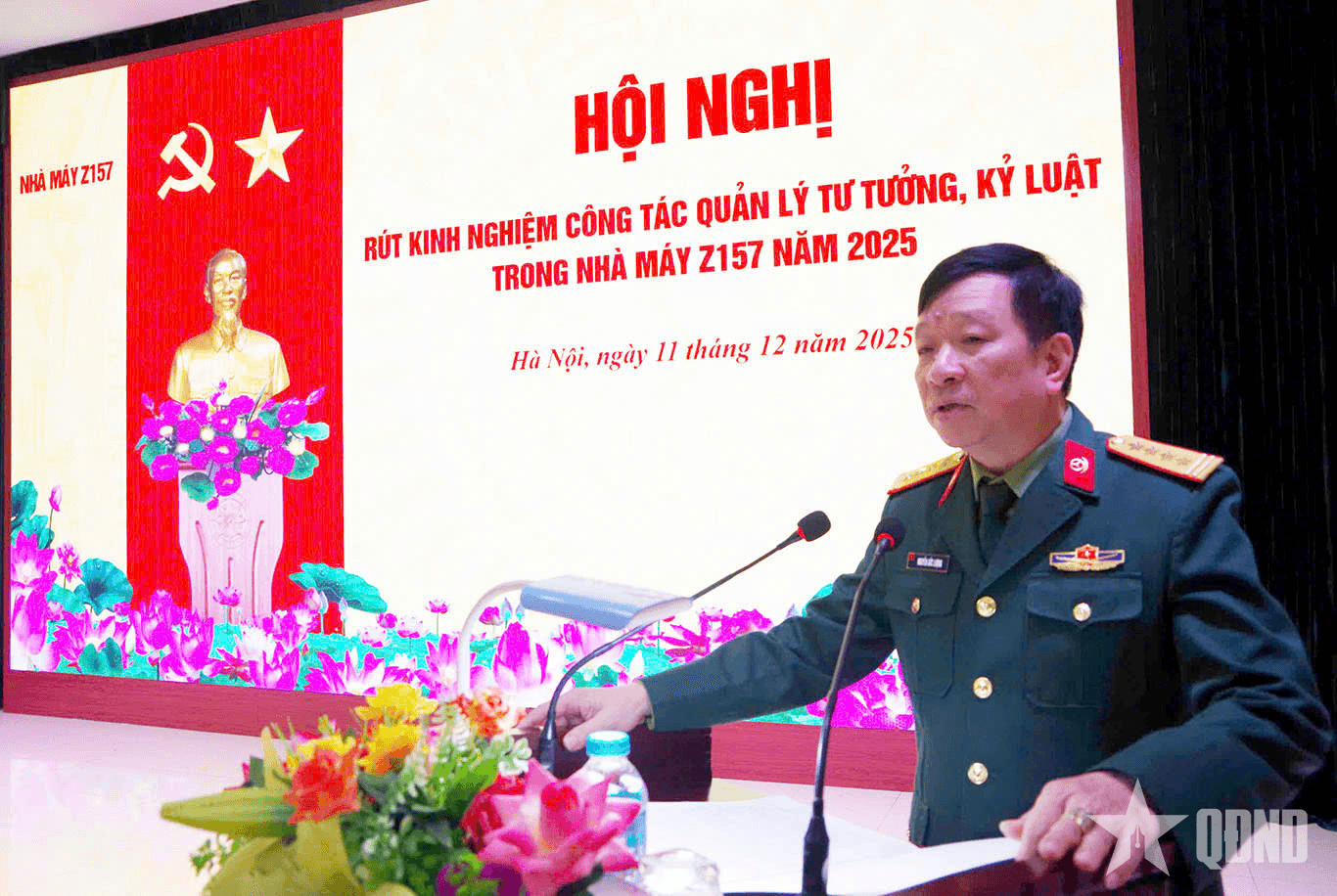 Nhà máy Z157 rút kinh nghiệm công tác quản lý tư tưởng, kỷ luật