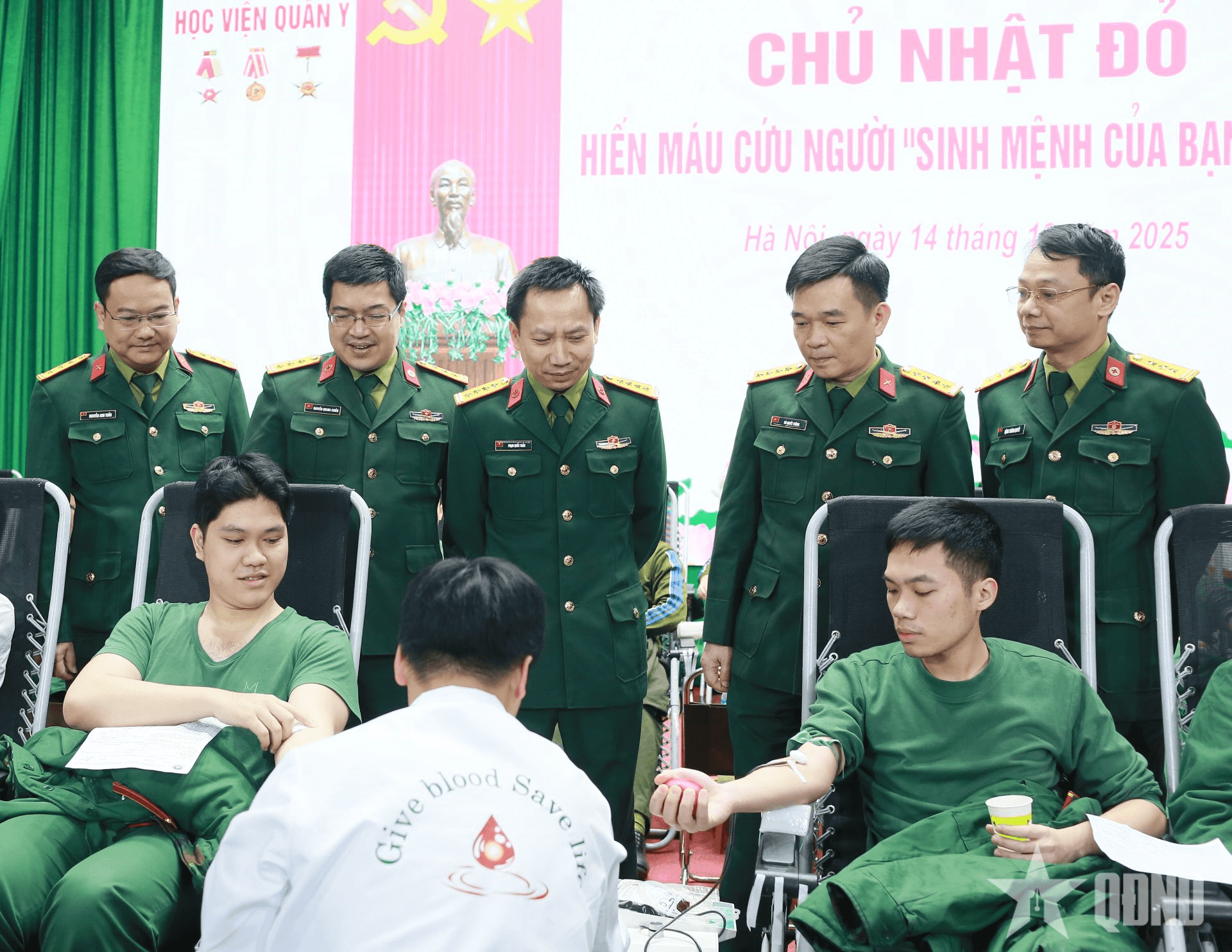 Học viện Quân y: Sôi nổi hoạt động hiến máu tình nguyện đợt 3 năm 2025