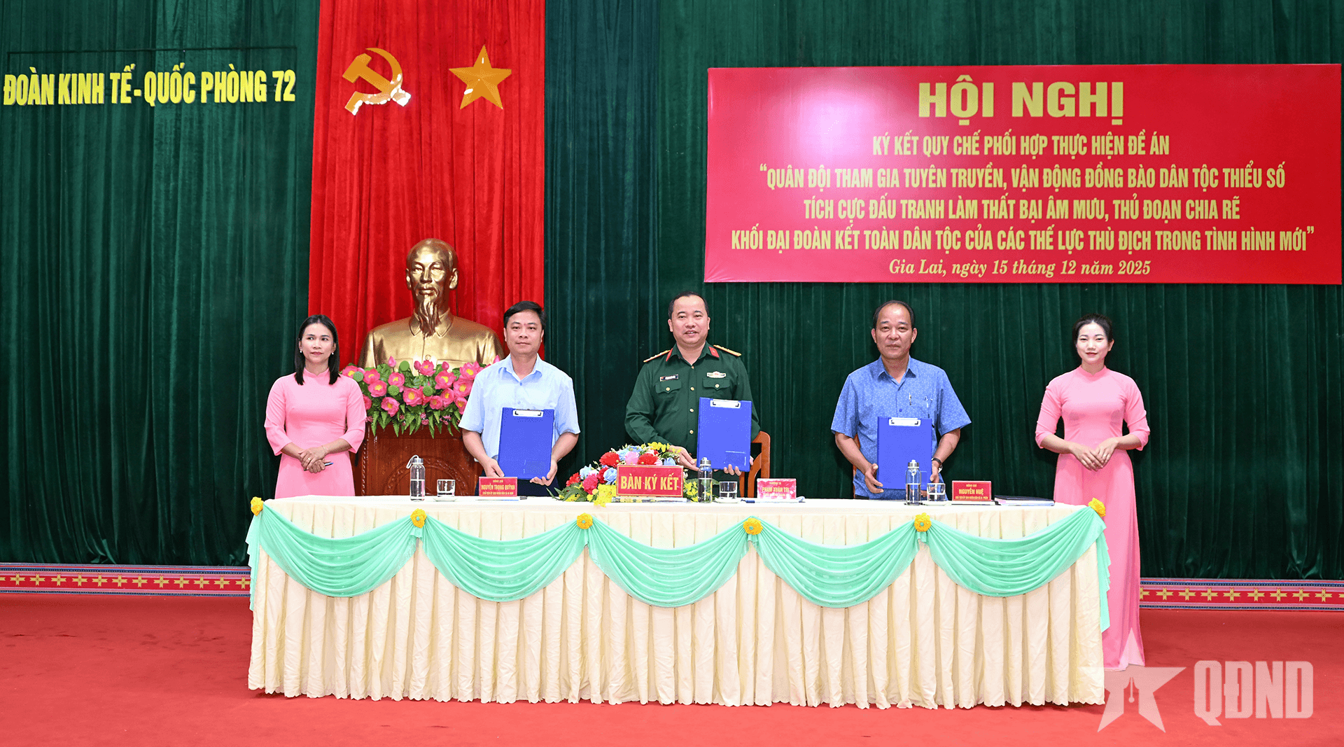 Đoàn Kinh tế - Quốc phòng 72: Xây chắc "thế trận lòng dân" trên vùng biên giới Gia Lai