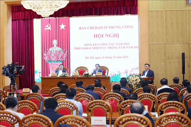 Thường trực Ban Bí thư Trần Cẩm Tú chủ trì Hội nghị triển khai nhiệm vụ năm 2026 của Ban Chỉ đạo 35 Trung ương