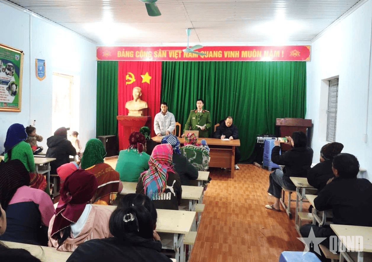 Xã Sơn Vĩ (Tuyên Quang): Tăng cường tuyên truyền, giữ vững an ninh trật tự dịp cuối năm