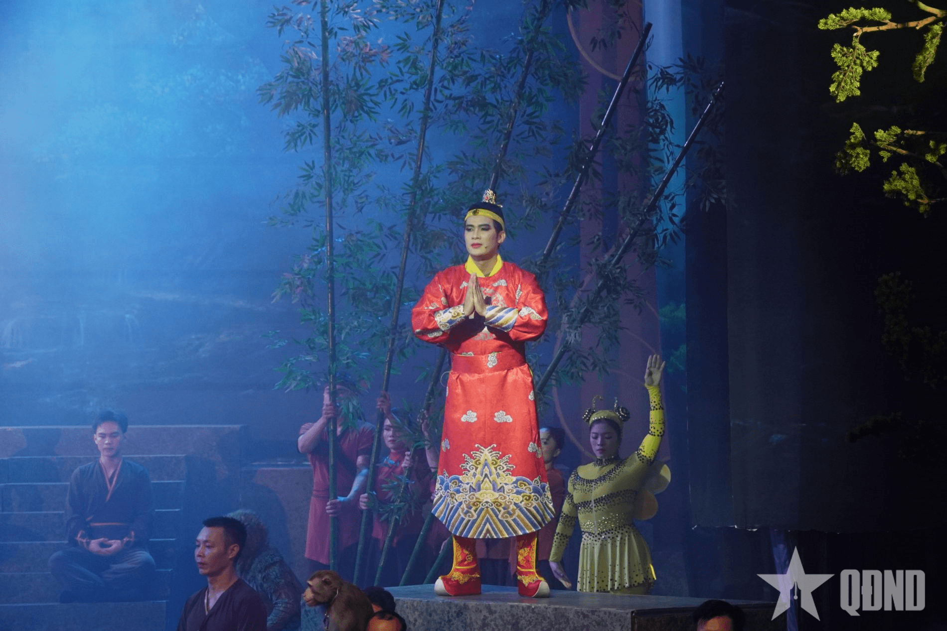 Xiếc kết hợp cải lương tôn vinh Phật hoàng Trần Nhân Tông