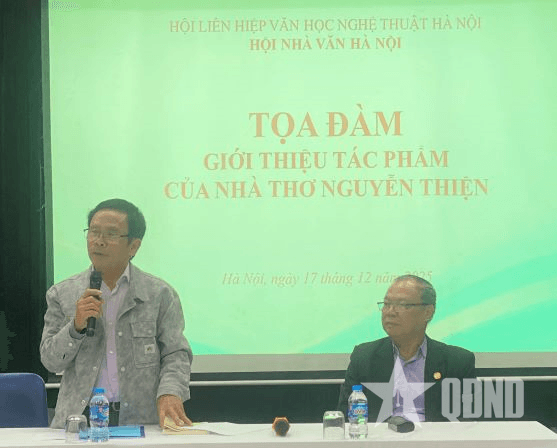 Tọa đàm giới thiệu tác phẩm của nhà thơ Nguyễn Thiện