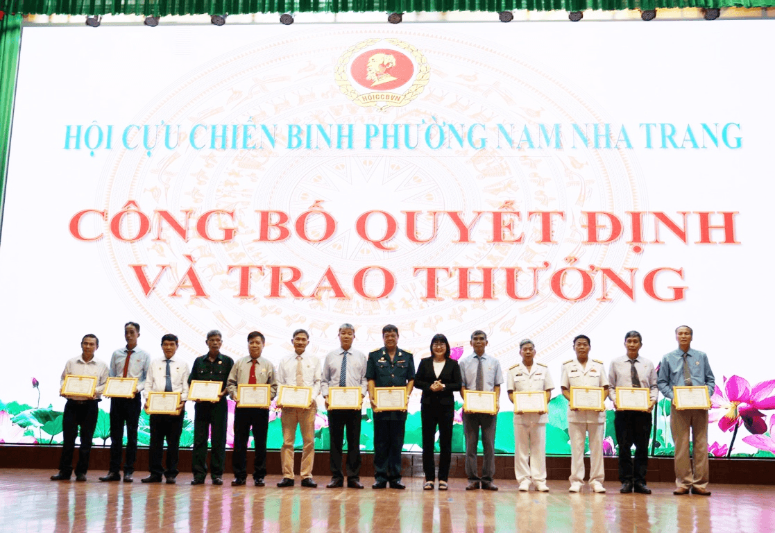 Hội Cựu chiến binh phường Nam Nha Trang: Phát huy phẩm chất Bộ đội Cụ Hồ trong mọi nhiệm vụ