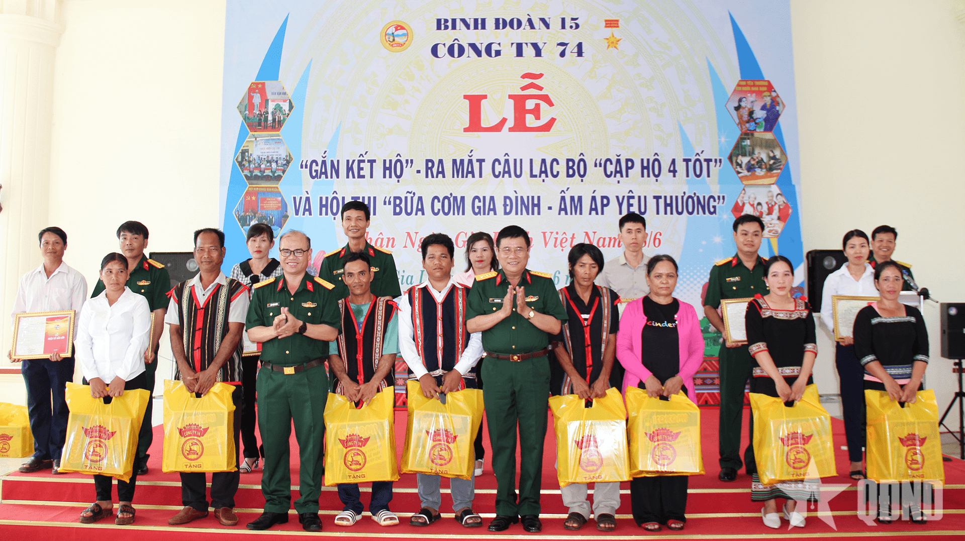 “Kết nghĩa bền chặt”-Điểm sáng công tác dân vận vùng đồng bào dân tộc thiểu số của Đoàn Kinh tế-Quốc phòng 74