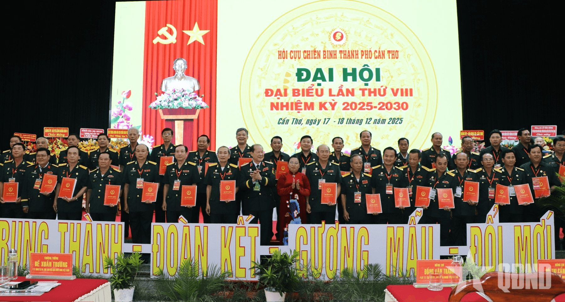 Đại hội Hội Cựu chiến binh TP Cần Thơ: Phát huy phẩm chất Bộ đội Cụ Hồ, đáp ứng yêu cầu nhiệm vụ mới