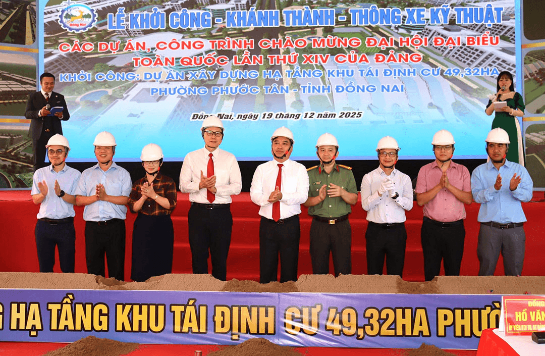 Khởi công xây dựng khu tái định cư hơn 49ha tại Đồng Nai