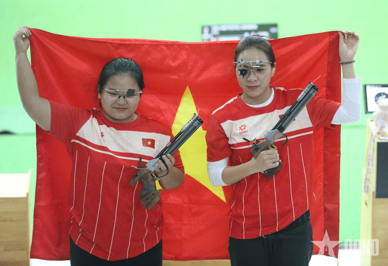 Bắn súng Việt Nam vượt chỉ tiêu, đứng đầu SEA Games 33