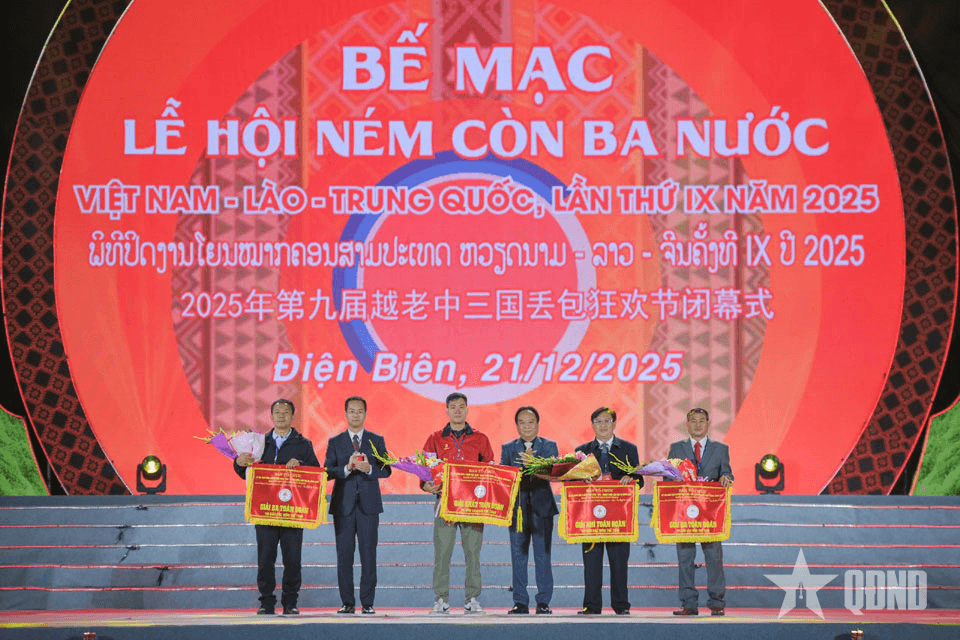 Điện Biên: Bế mạc Lễ hội Ném còn ba nước Việt Nam, Lào và Trung Quốc năm 2025