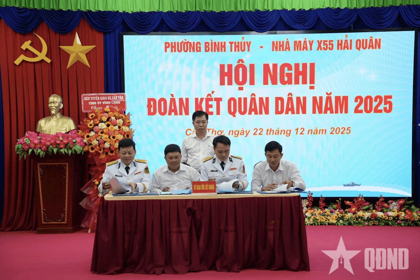 Nhà máy X55 Hải quân: Tăng cường phối hợp, gắn bó quân dân